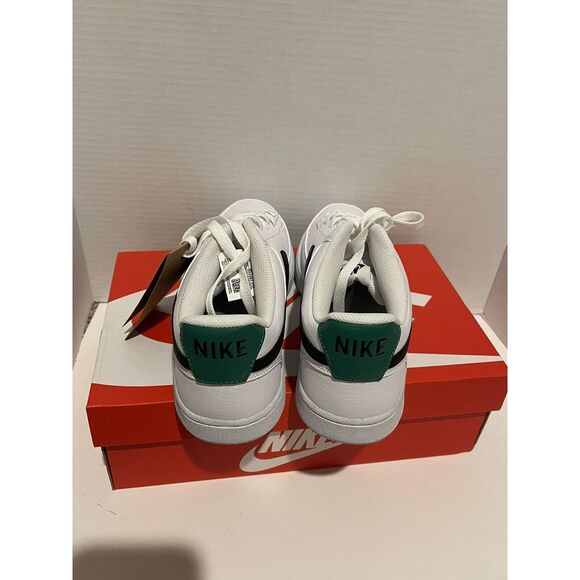 Mens Nike Court Vision Low Next Nature White/Black/Malachite/White DH2987 110 - Picture 4 of 4